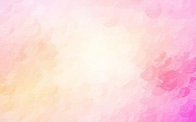 Light Pink, Yellow vector pattern with random polygonals.