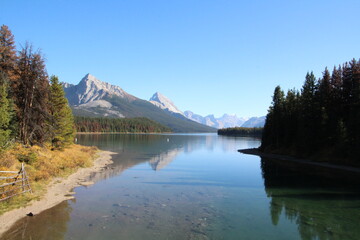 Calm Maligne, Jasper National Park, Alberta