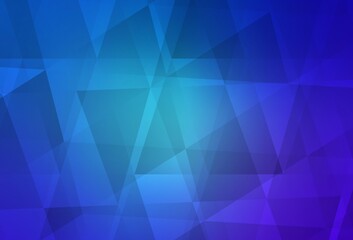 Obraz premium Light Pink, Blue vector polygonal template.