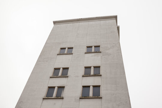 High Building With White Sky