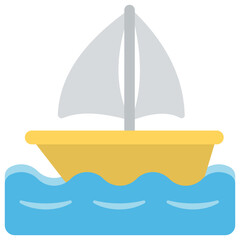 
A sailing water craft depicting the concept boating.
