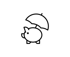 Finance line icon