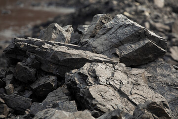 Coal in mining industry