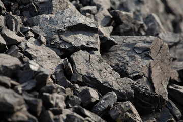Coal in mining industry