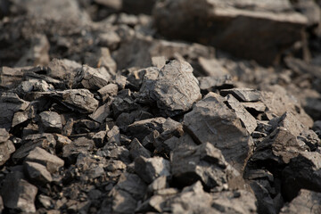 Coal in mining industry