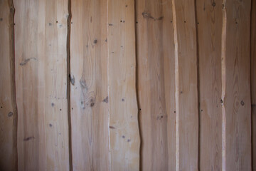 Closeup of wood background with texture and shadow.