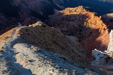 Beautiful sunrise landscape of the Cedar Breaks