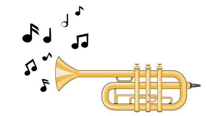 Yellow trumpet design