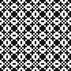 Fototapeta premium Abstract Cross Pattern Dots Logo generative computational art illustration