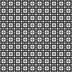 Fototapeta premium Abstract Cross Pattern Dots Logo generative computational art illustration