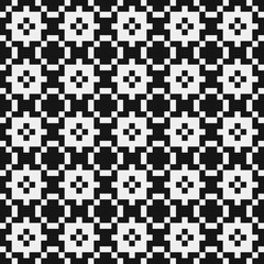 Fototapeta premium Abstract Cross Pattern Dots Logo generative computational art illustration