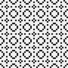 Fototapeta premium Abstract Cross Pattern Dots Logo generative computational art illustration