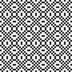 Fototapeta premium Abstract Cross Pattern Dots Logo generative computational art illustration