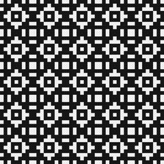 Fototapeta premium Abstract Cross Pattern Dots Logo generative computational art illustration