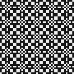 Fototapeta premium Abstract Cross Pattern Dots Logo generative computational art illustration