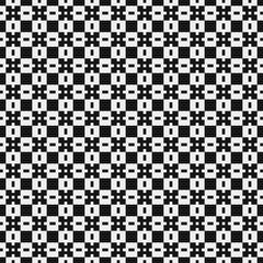 Fototapeta premium Abstract Cross Pattern Dots Logo generative computational art illustration