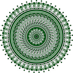 Green mandala