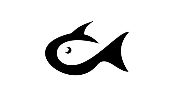 cute fish logo
