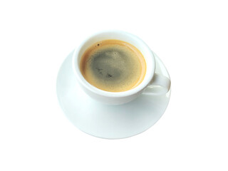 Coffee cup on a white background.