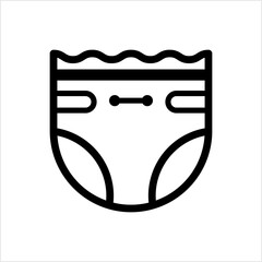 Diaper Icon, Nappy, Absorbing Underwear