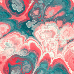 Seamless fractal marble vibrant ornate jpg pattern