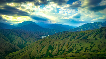Obraz premium landscape with clouds