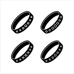 Bangle Icon, Rigid Bracelet Jewelry Icon