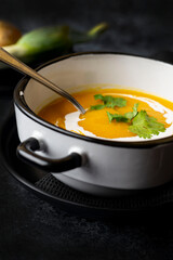 pumpkin meal soup for halloween