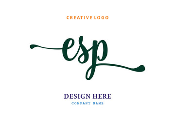 ESP lettering logo is simple, easy to understand and authoritative