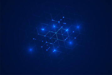 Abstract polygonal space