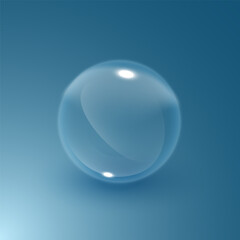 Soap water bubble