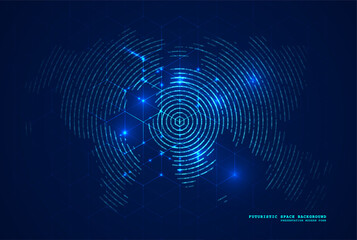 Abstract global technology background.