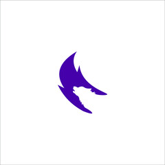 illustration wolf vector templet icon