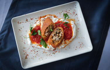 Kibbeh - Traditional middle eastern food