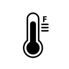 Thermometer Icon In Trendy Design Vector