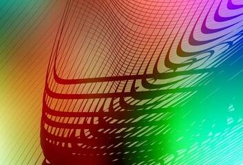 Light Multicolor vector abstract blurred background.