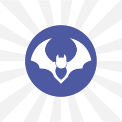 bat isolated vector icon. design element