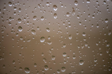 Llover. agua, gotas, cristal, opaco, recurso