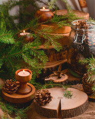 vintage christmas background