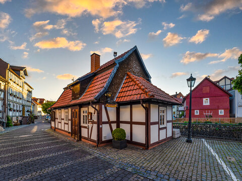 Lauterbach Hessen Vogelbergkreis Fachwerk Umgebindhaus Deutschland,