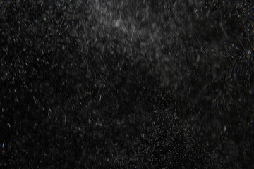 background for overlay black rain, abstract studio drops water drops bokeh