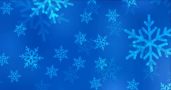 4K looping light blue footage in Merry Christmas style. Shining colorful animation with New Year attributes. Slideshow for mobile apps. 4096 x 2160, 30 fps.