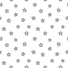 Vector seamless star pattern, star quote, saying, retro, wedding, vintage, greeting card, web template.