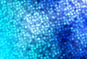 Light BLUE vector background with rectangles.