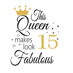 woman happy birthday vector illustration