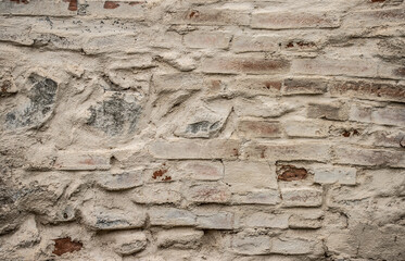 Part of a stone wall, for background or texture.
