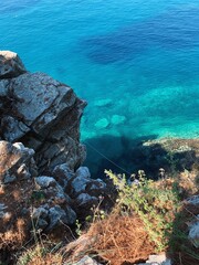 rocks in the sea