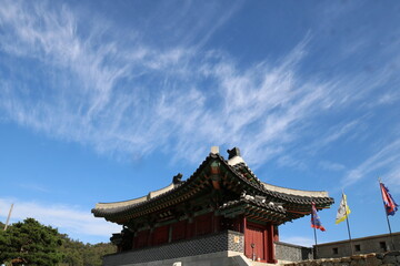 chinese temple in the sky