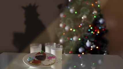 FELIZ DIA DE LOS REYES MAGOS, spanish translation of HAPPY WISE MEN DAY:  Melchior, Gaspar and Balthazar, bringing gifts to kids, AT EPIPHANY, COOKIES AND DRINK FOR THEM