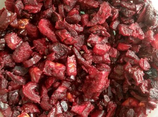 Sweet fruit candy also known as suman katri in india, usually use in paan